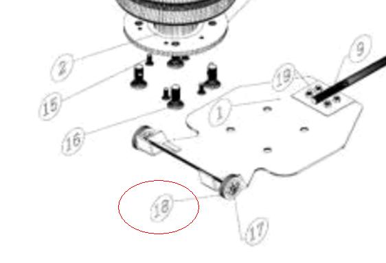 T08102A/18 Колесо нейлоновое